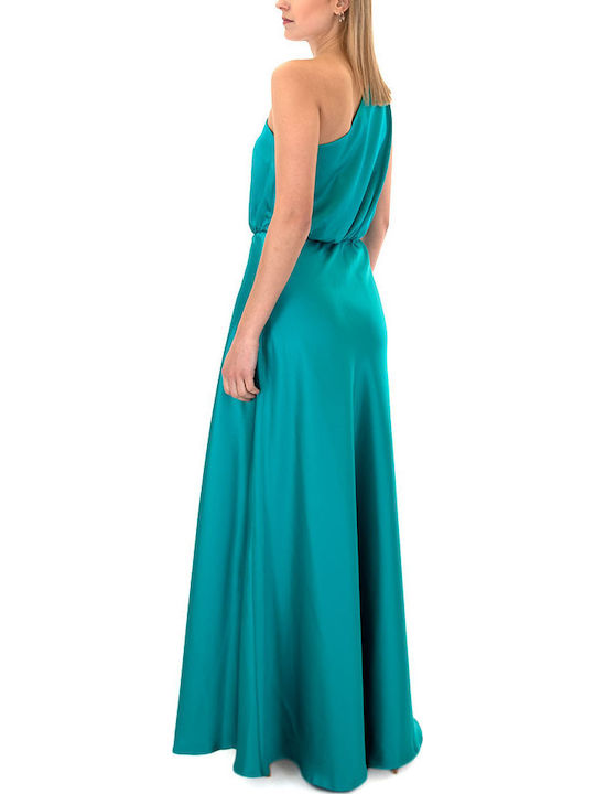 MY T S23T1306 Satin Dress for Wedding - Christening Gold
