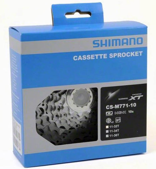 Shimano Deore Xt Касета за Велосипеди 11 Скорости с 11-34 Зъби XT CS M771
