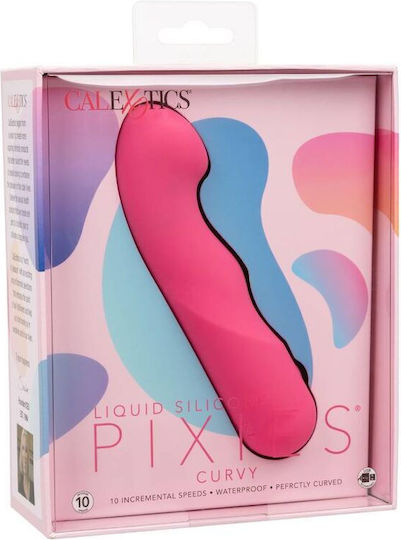 Calexotics Pixies Curvy Mini Vibrator 10.8cm Pink