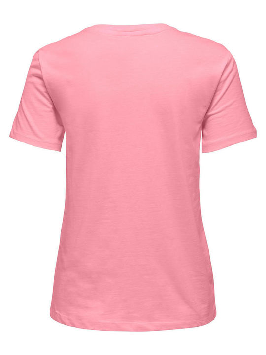 Only Damen T-Shirt Rosa