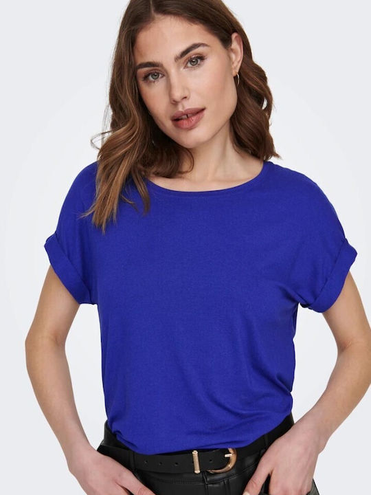 Only Damen T-Shirt Blau