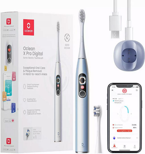 OClean X Pro Digital Smart Ηλεκτρική Οδοντόβουρτσα Silver
