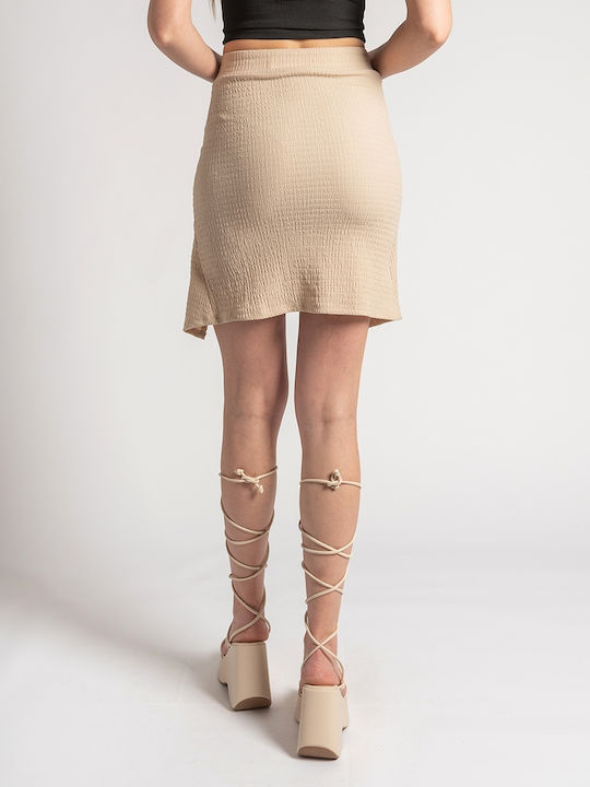 InShoes Mini Skirt in Beige color