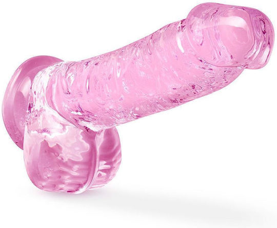 Blush Naturally Yours Crystalline Realistic Dildo Rose 15cm Τ-331800