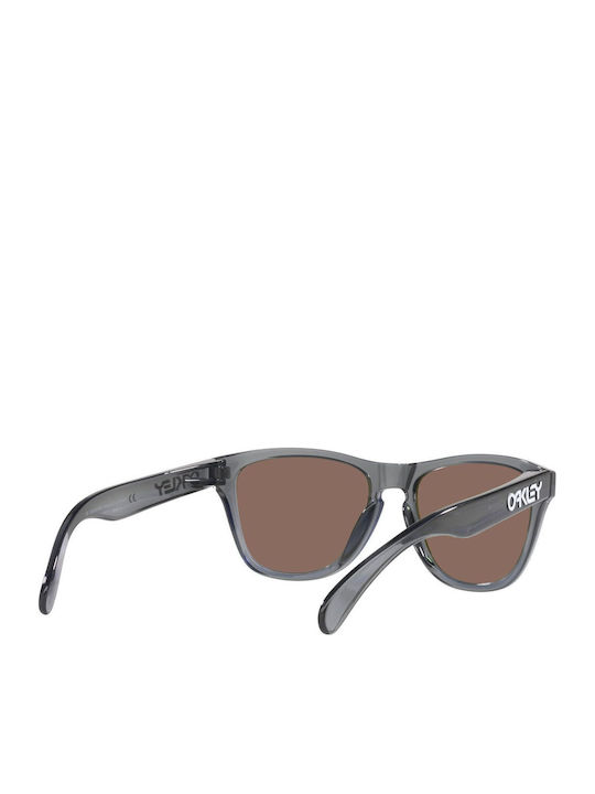 Oakley Frogskins Square Kids Sunglasses With Mirror Lens Black