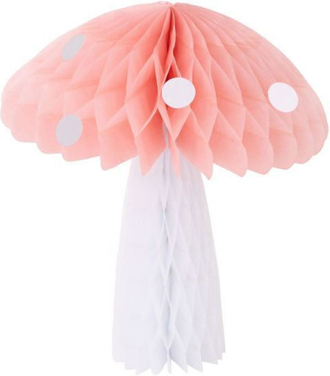 Meri Meri Honeycombs Mushroom Hanging Ornament for Party 10 Pieces 20.6cm