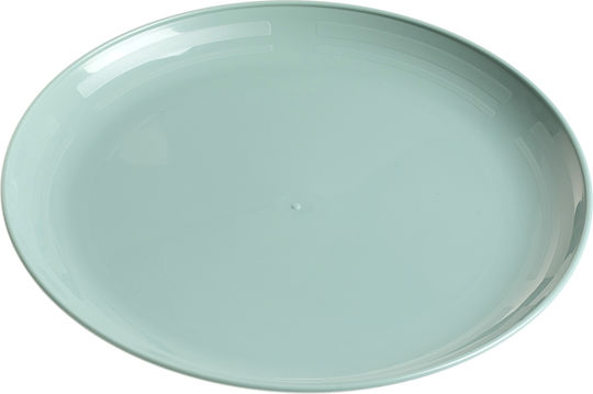Cyclops Plate Shallow Plastic Green with Diameter 19.5cm