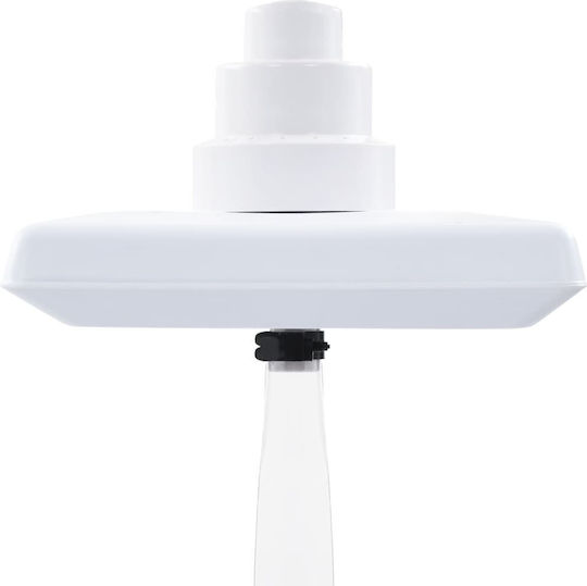 vidaXL Pool Wasserfall 17.5x30x30cm Weiß