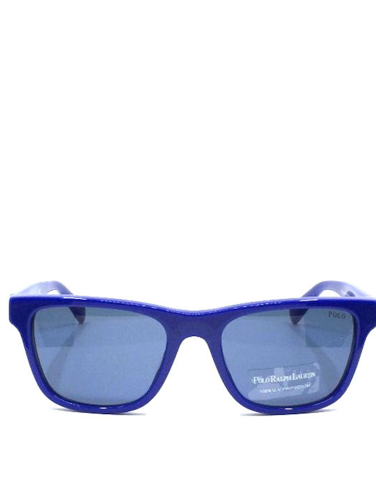 Ralph Lauren Quadratische Kinder-Sonnenbrillen Blau