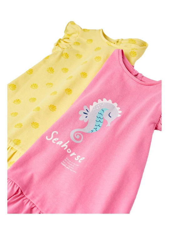 Set Rochii pentru Copii Fără mâneci Multicolor