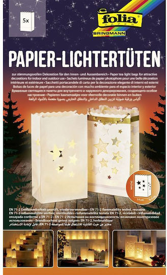 Folia Stars Lantern for Party 5pcs 12410