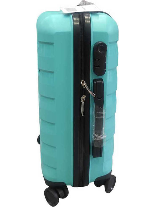 Diplomat Seagull Cabin Travel Suitcase Hard Turquoise with 4 Wheels Height 52cm SG180