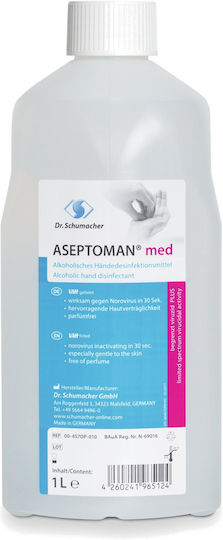 Dr. Schumacher Aseptoman Med Preserve Desinfektionsmittel für Hände mit Pumpe 1000ml