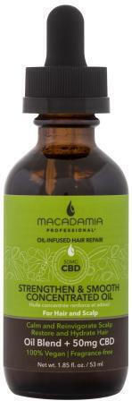 Macadamia Strengthen & Smooth Hemp Hair Oil for Moisturizing 50mg 53ml