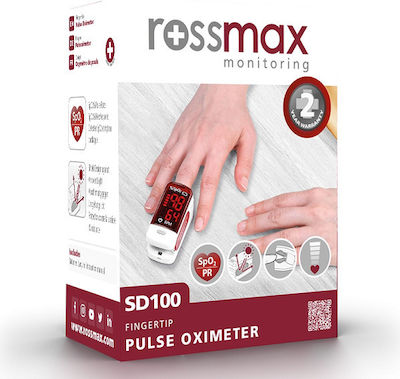 Rossmax Fingertip Pulse Oximeter White