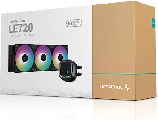Deepcool LE720 Υδρόψυξη Επεξεργαστή Τριπλού Ανεμιστήρα 120mm για Socket AM4/AM5/1700/1200/115x με ARGB Φωτισμό