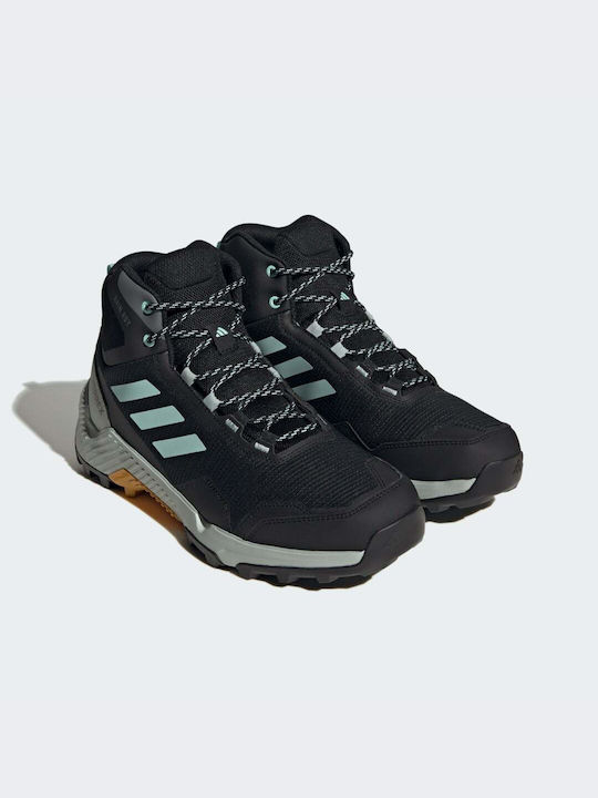 Adidas Men's Waterproof Hiking Boots Core Black / Semi Flash Aqua / Preloved Yellow