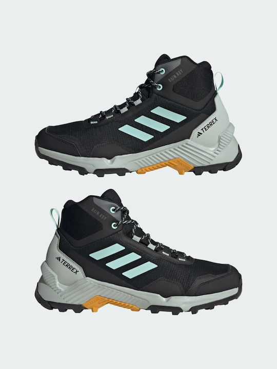 adidas Eastrail 2.0 Mid Rain.Rdy Men's Hiking Boots Waterproof Core Black / Semi Flash Aqua / Preloved Yellow