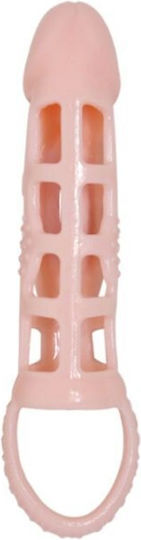 Baile Extension Vibrating Cock Sleeve Προέκταση Πέους με Δόνηση Μαύρη 13.5cm bI-26209