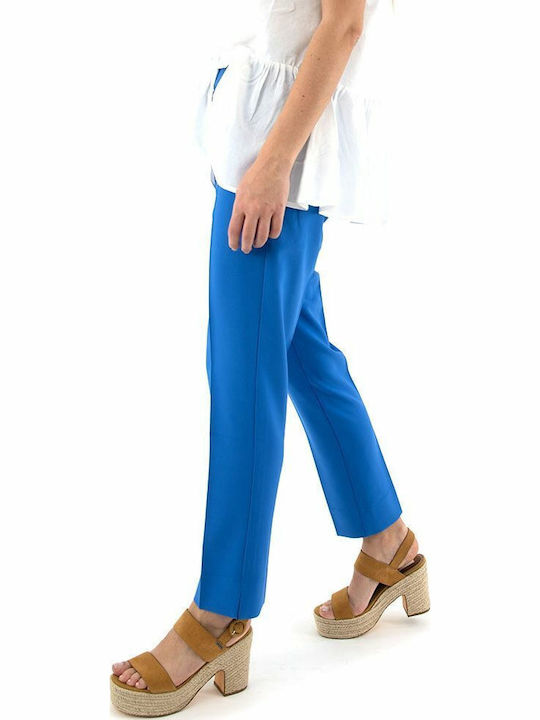 MY T Damen Chino Hose Blau