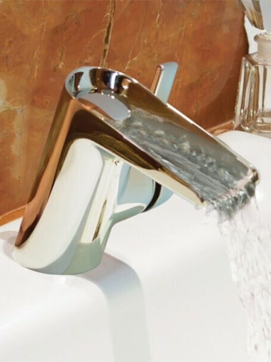 Ideal Standard Melange Mixing Waterfall Sink Faucet Silver