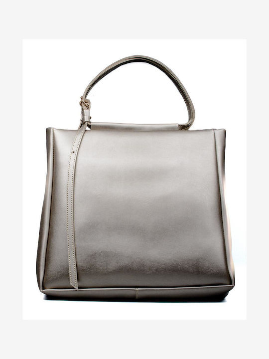 FRNC Damen Tasche Tote Hand Platino