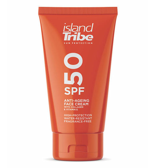 Island Tribe Anti Ageing Face Cream With Collagen Αντηλιακή Κρέμα Προσώπου SPF50 50ml