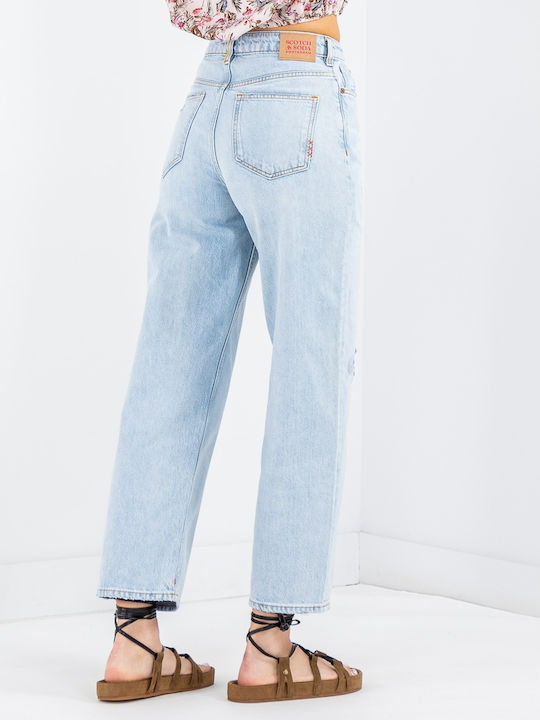 The Ripple Hoch tailliert Damenjeans mit Rissen Beach Treat