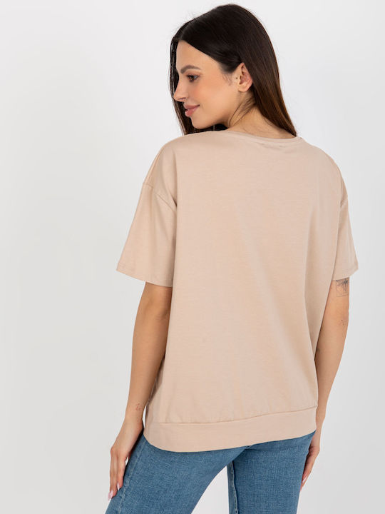 Relevance Women's Oversized T-shirt Beige