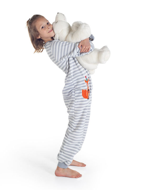 Owli Pijama întreagă pentru copii De iarnă Albă