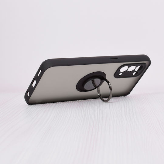 Techsuit Glinth Back Cover Σιλικόνης Μαύρο (Oppo Reno5 5G, Find X3 Lite 5G)