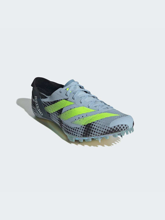Adidas Adizero Finesse Pantofi sport Spikes Wonder Blue / Lucid Lemon / Arctic Night