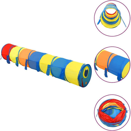 vidaXL Playground with Tunnel 45x245cm. Multicolored