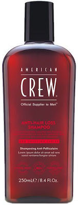 American Crew Anti Hairloss & Thickening Shampoo Șampoane împotriva Căderii Părului pentru Fragil Păr 1x250ml