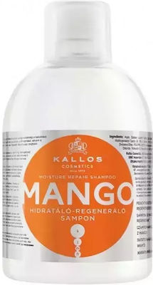 Kallos Mango Shampoos Reconstruction/Nourishment for All Hair Types 1000ml