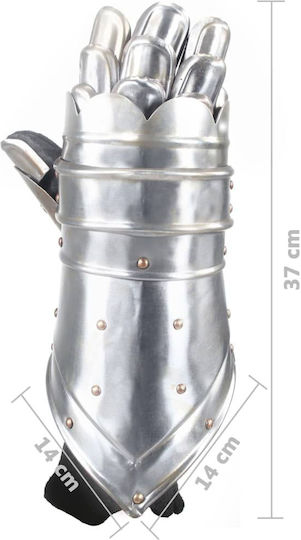 Carnival Gloves Silver 1pcs