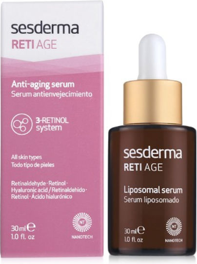 Sesderma Reti Age Anti-Aging Serum für Gesicht mit Peptide für Heben 30ml