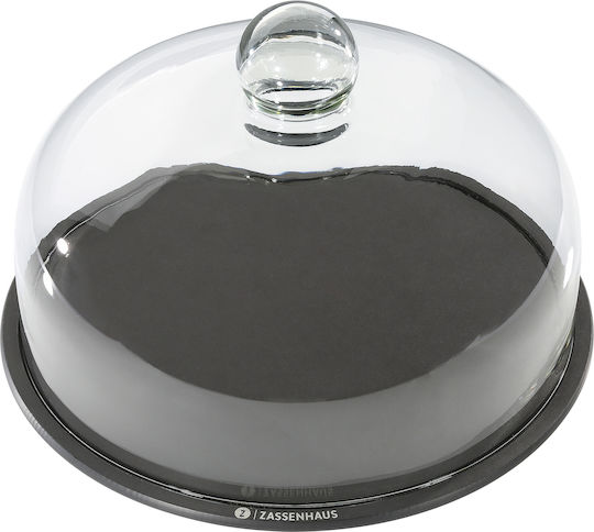 Zassenhaus Cheese Dish Wooden Transparent
