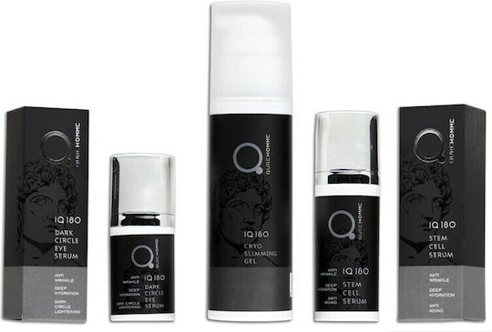 Qure Homme IQ 180 Dark Circle Feuchtigkeitsspendend & Anti-Aging Serum Augen mit Hyaluronsäure für Dunkle Augenringe 30ml