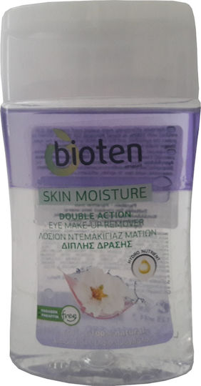 Bioten Skin Moisture Double Action Make Up Remover Loțiune Îndepărtare Machiaj Ochi 125ml