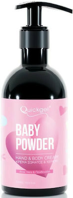 Quickgel Baby Powder Feuchtigkeitsspendende Creme Körper 300ml