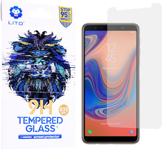 Lito 2.5D 0.33mm Full Glue Full Face Tempered Glass Galaxy A7 2018
