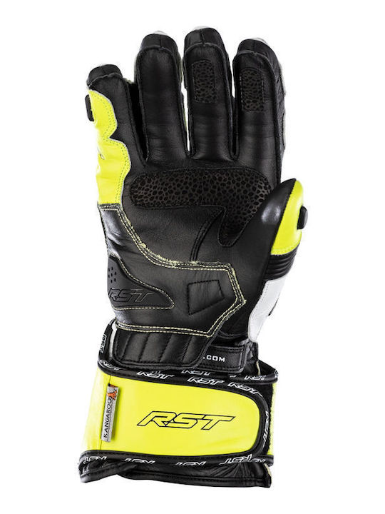 RST Tractech Evo 4 NEON Leather Yellow