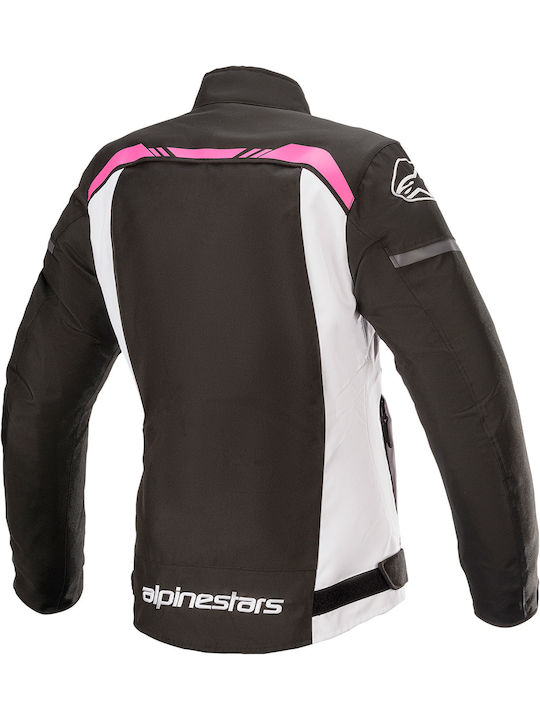 Alpinestars Stella T-Jaws V3 Bărbătesc Geacă de motocicletă Waterproof Black/White/Pink