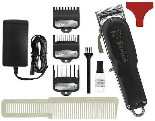 Wahl Professional 5 Star Senior Cordless Επαγγελματική Κουρευτική Μηχανή Μαύρη 08504-2316