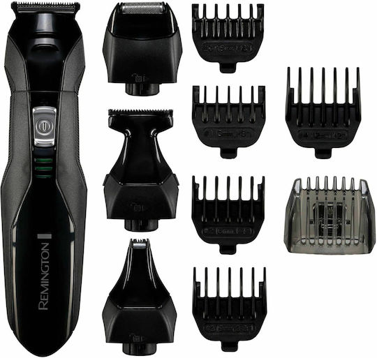 Remington Edge Σετ Επαναφορτιζόμενης Κουρευτικής Μηχανής Μαύρο PG6030