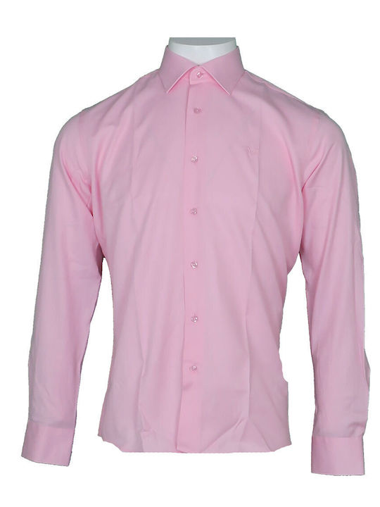 VERSACE 19V69 11.31.MODENA SLIM Men's Shirt Pink