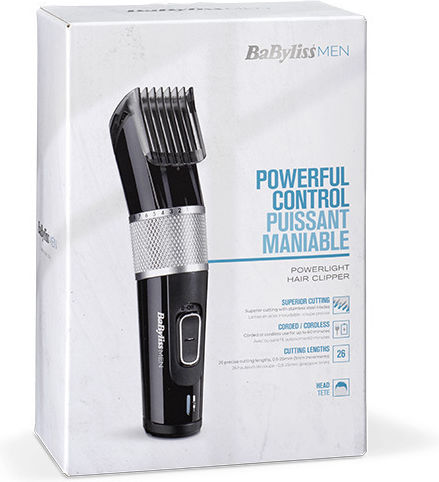 Babyliss Κουρευτική Μηχανή Μαύρη E973E