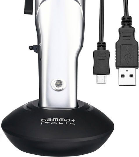 GammaPiu Absolut Alpha Rechargeable Hair Clipper Silver