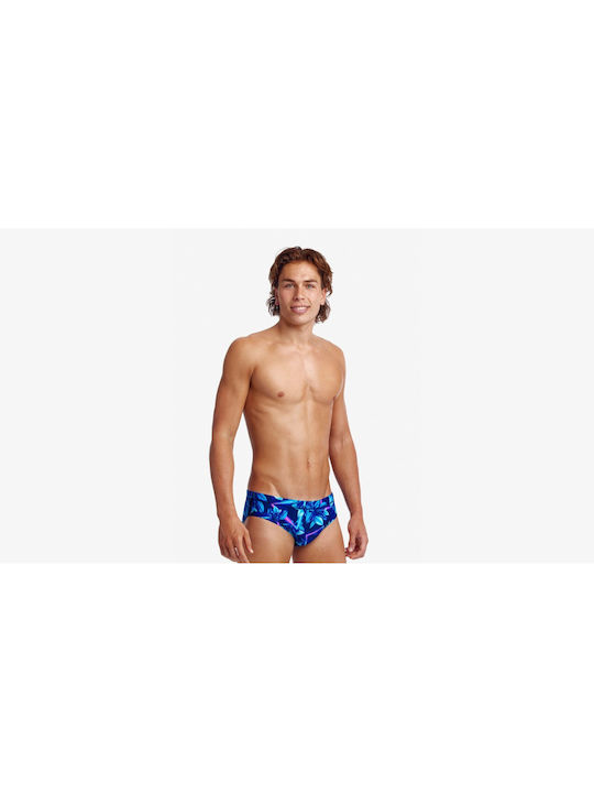 Costume de baie pentru bărbați FUNKITA Classic Briefs Leaf Laser pentru bărbați